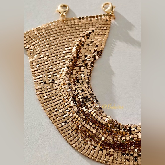 NEW Free People Dancefloor Chainmail Choker - Picture 10 of 13